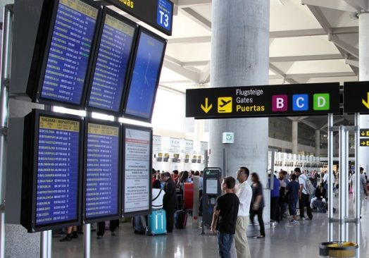 Malaga airport handled over 2 million passengers in August